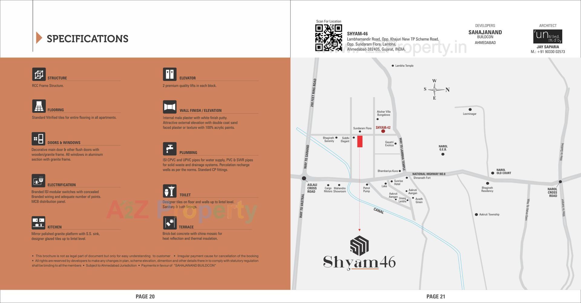  of real estate project Shyam located at Lambha, Ahmedabad, Gujarat