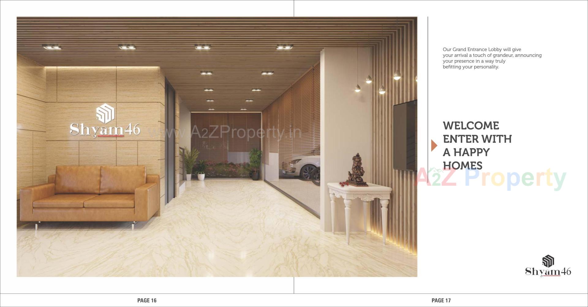 3D Elevation of real estate project Shyam located at Lambha, Ahmedabad, Gujarat