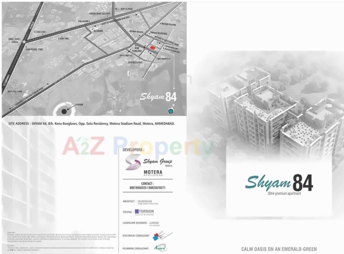  of real estate project Shyam located at Motera, Ahmedabad, Gujarat