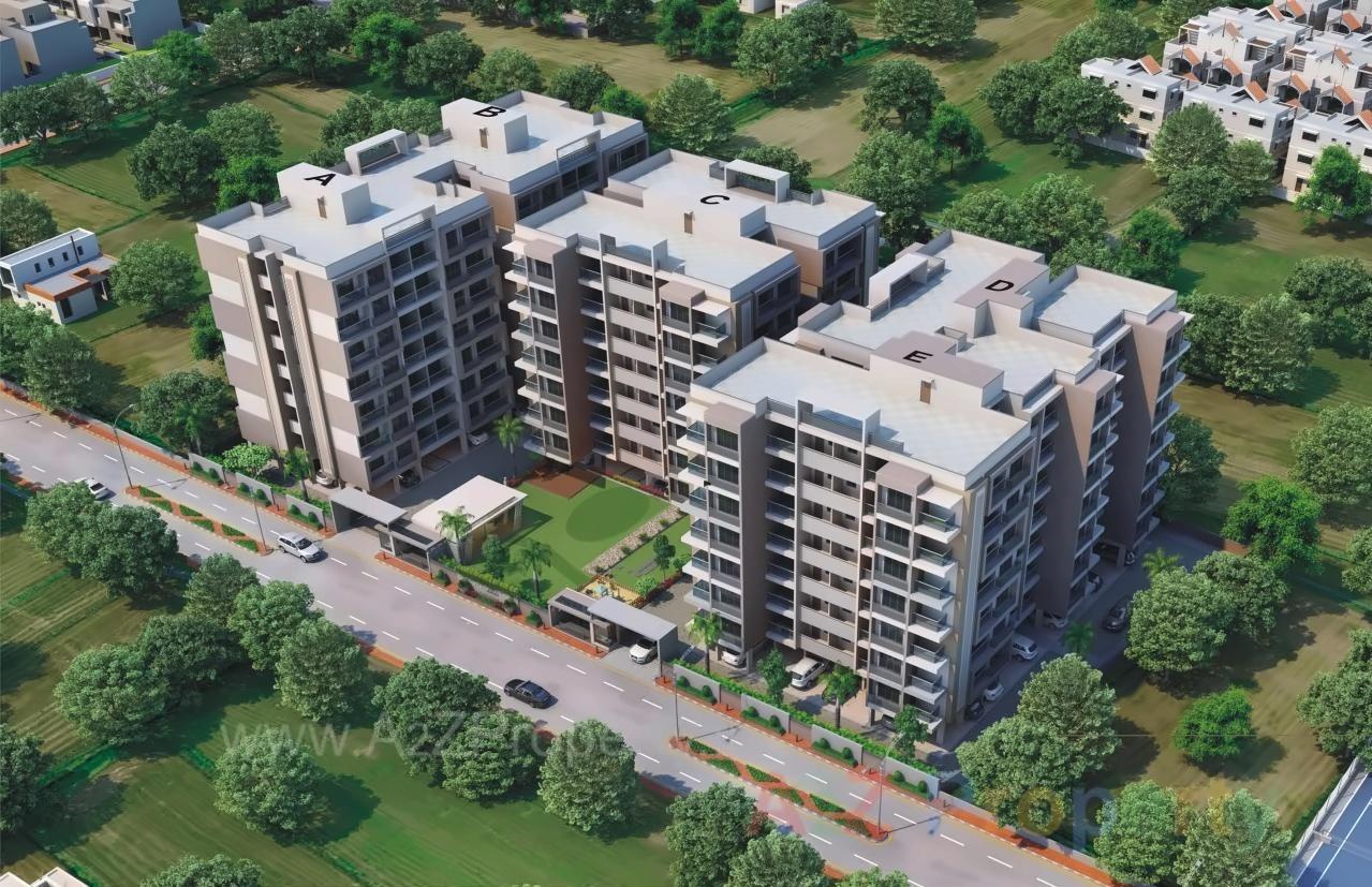3D Elevation of real estate project Shyam Avirahi located at Naroda, Ahmedabad, Gujarat