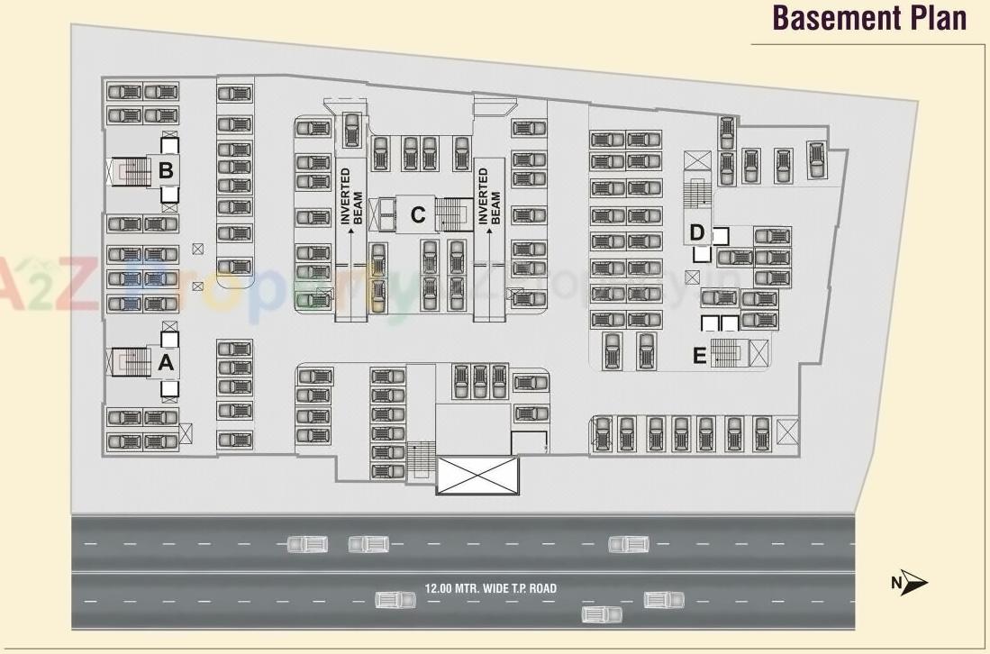Layout of real estate project Shyam Avirahi located at Naroda, Ahmedabad, Gujarat