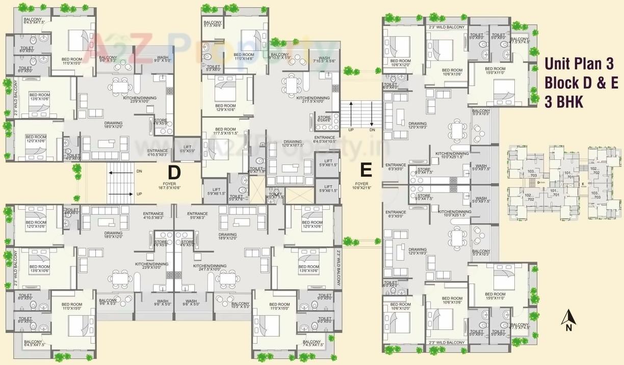 Layout of real estate project Shyam Avirahi located at Naroda, Ahmedabad, Gujarat