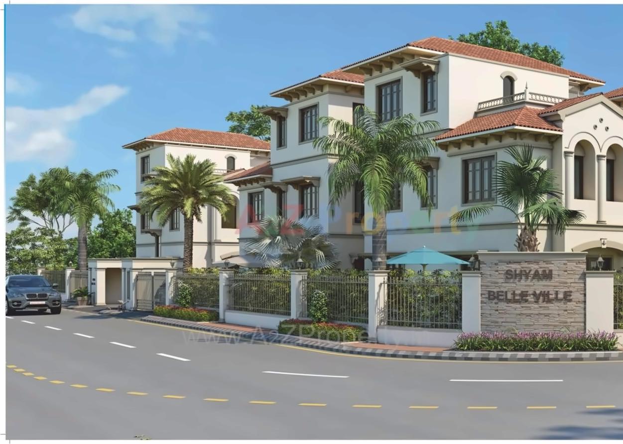 3D Elevation of real estate project Shyam Belle Ville located at Koteshwar, Ahmedabad, Gujarat