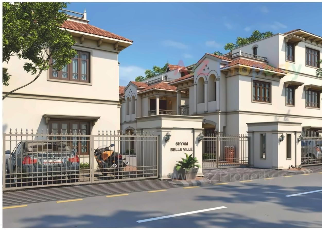3D Elevation of real estate project Shyam Belle Ville located at Koteshwar, Ahmedabad, Gujarat