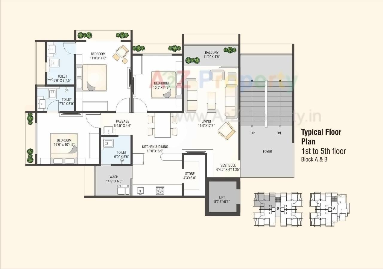 Layout of real estate project Shyam Elegance located at Nana-chiloda, Ahmedabad, Gujarat