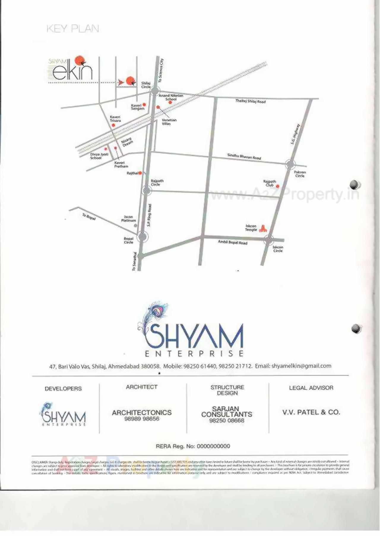  of real estate project Shyam Elkin located at Shilaj, Ahmedabad, Gujarat