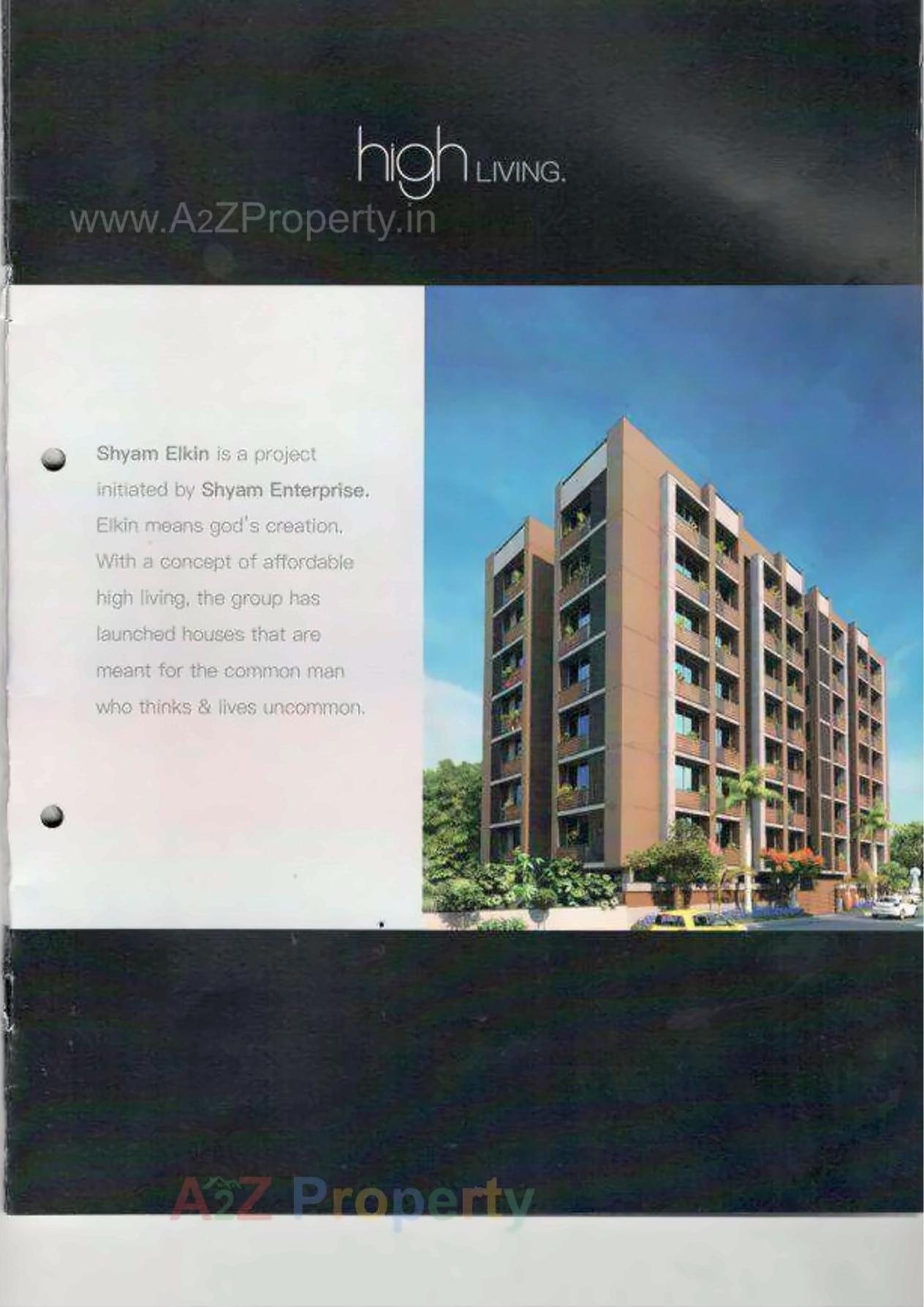 3D Elevation of real estate project Shyam Elkin located at Shilaj, Ahmedabad, Gujarat