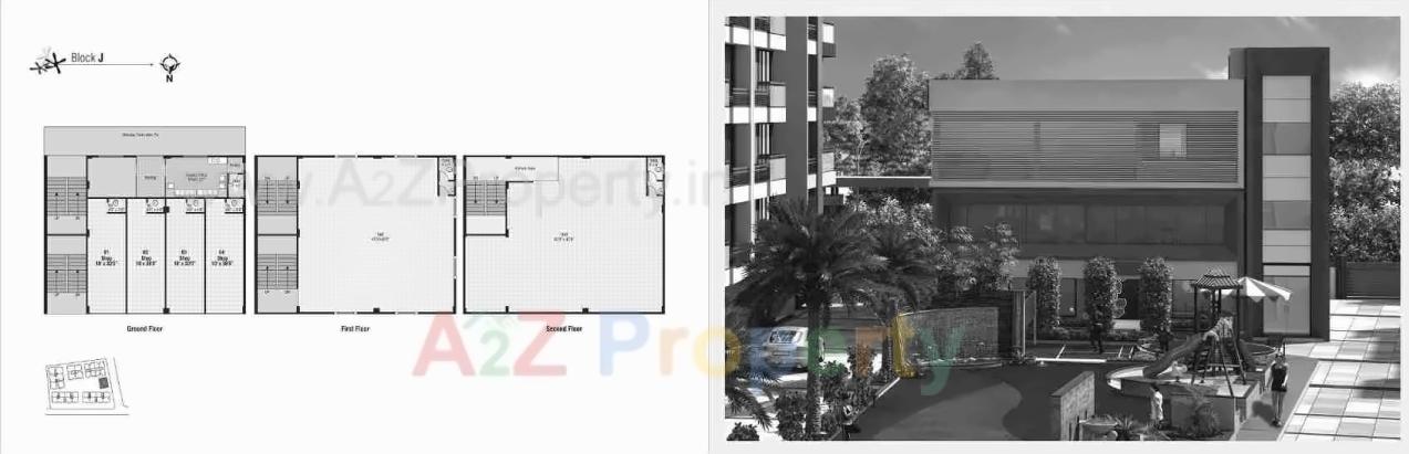 Layout of real estate project Shyam Enclave located at Naroda, Ahmedabad, Gujarat