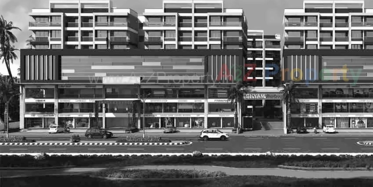 3D Elevation of real estate project Shyam Enclave located at Naroda, Ahmedabad, Gujarat
