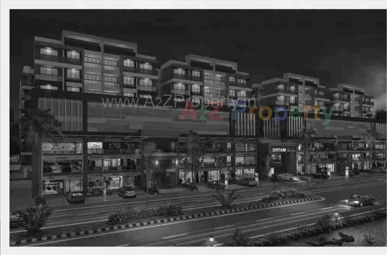 3D Elevation of real estate project Shyam Enclave located at Naroda, Ahmedabad, Gujarat