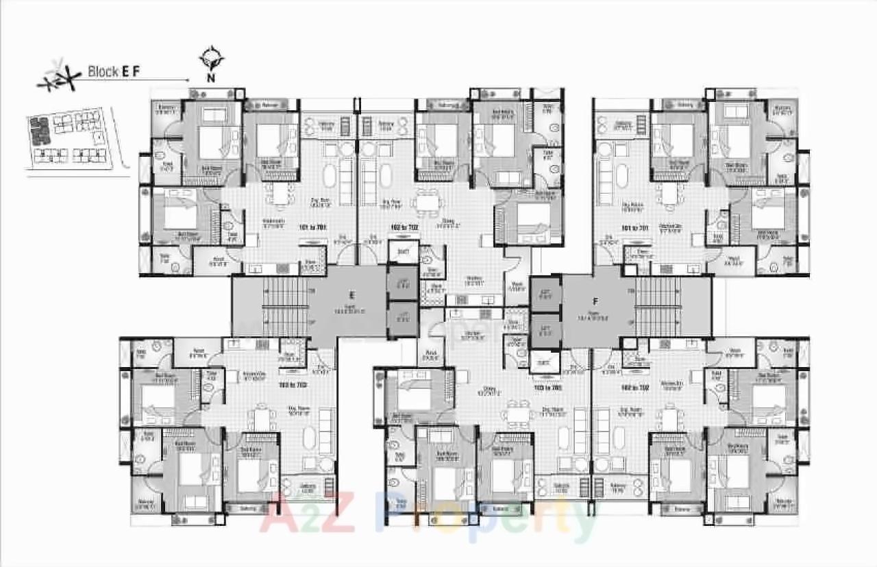 Layout of real estate project Shyam Enclave located at Naroda, Ahmedabad, Gujarat