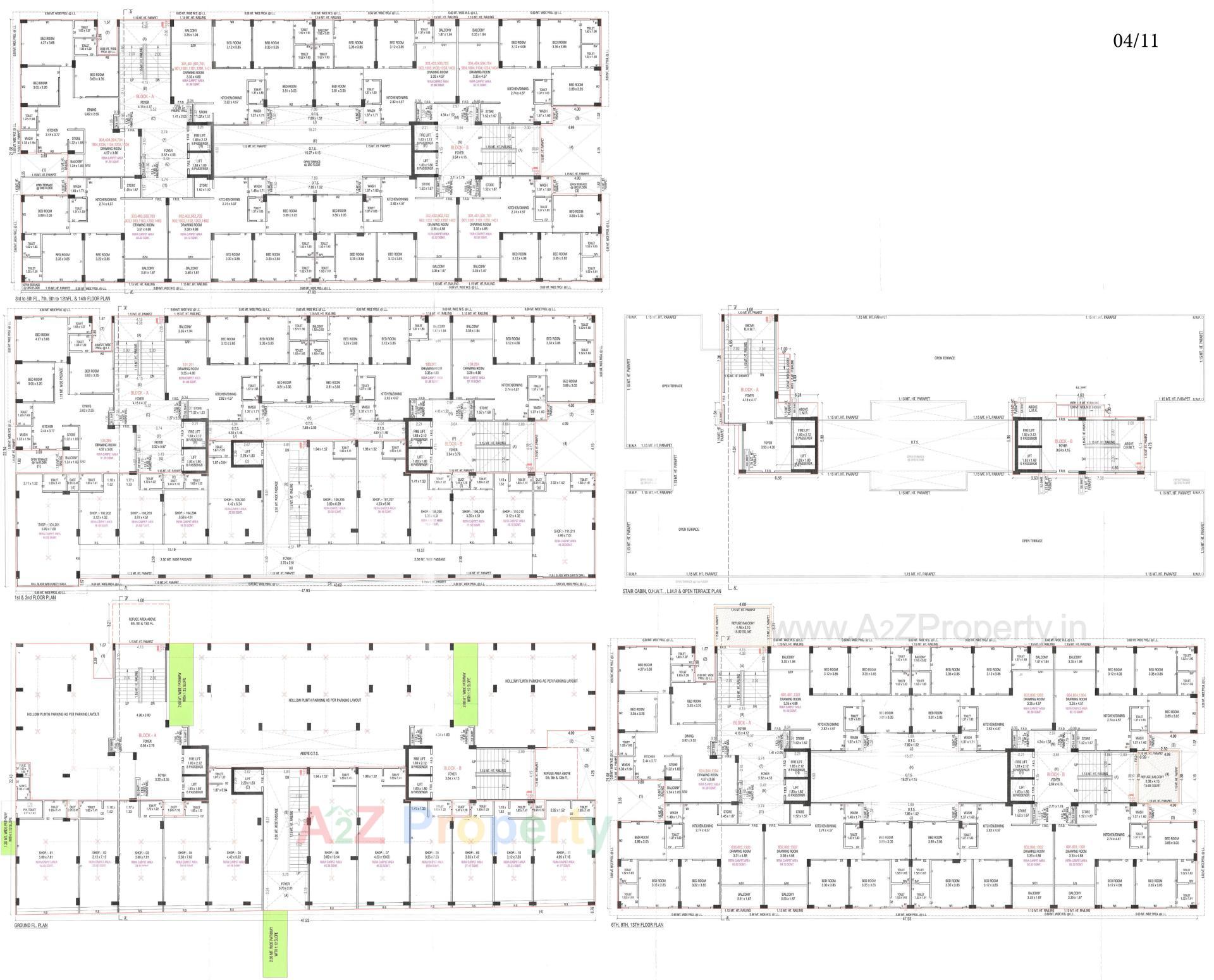 Layout of real estate project Shyam Grace located at Vatva, Ahmedabad, Gujarat