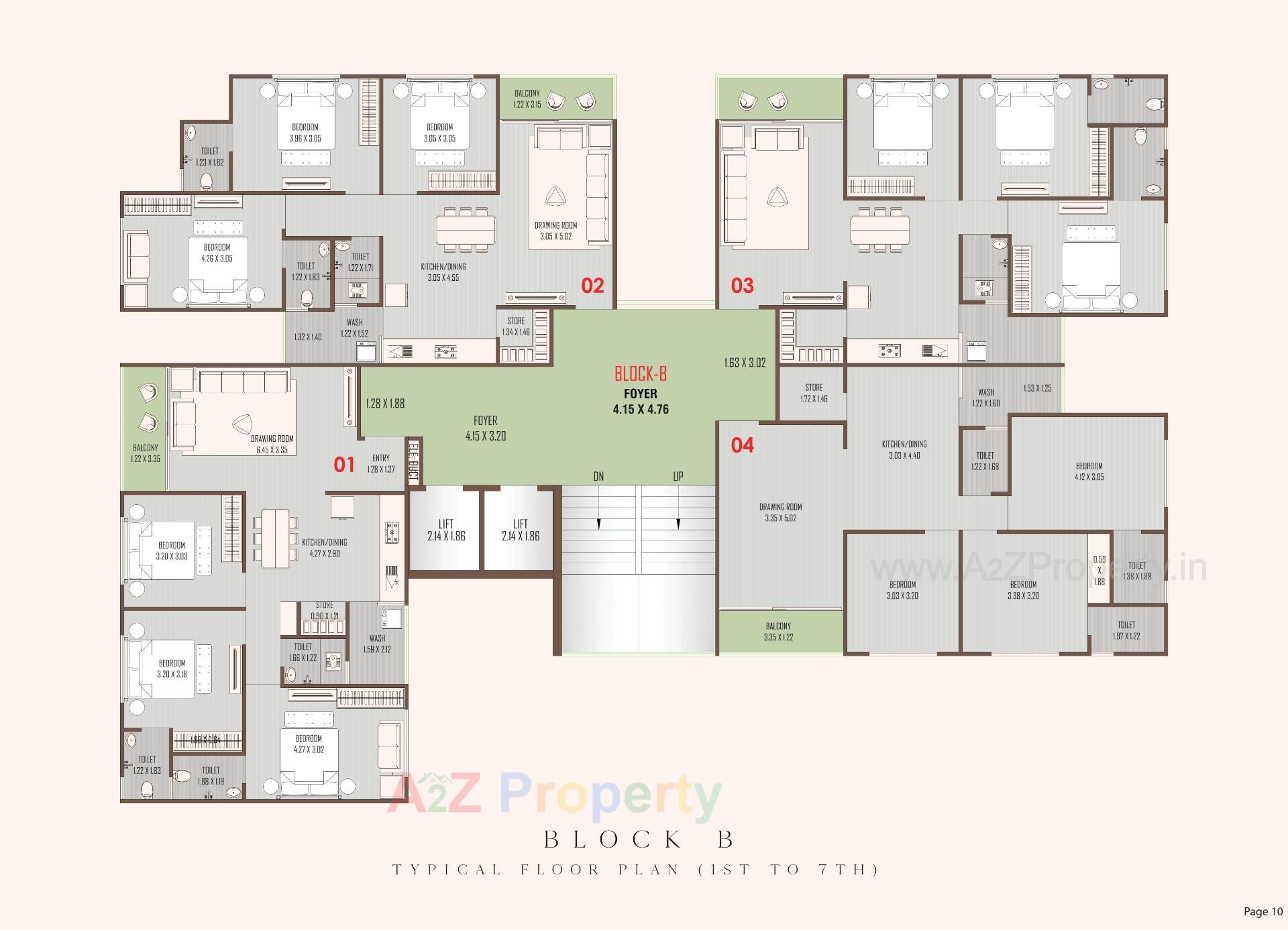Layout of real estate project Shyam Harmony located at Kathwada, Ahmedabad, Gujarat