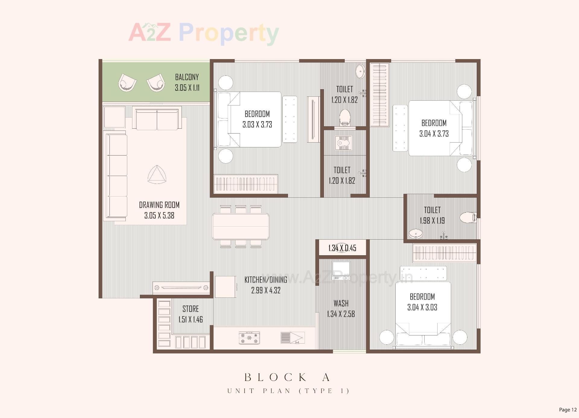 Layout of real estate project Shyam Harmony located at Kathwada, Ahmedabad, Gujarat
