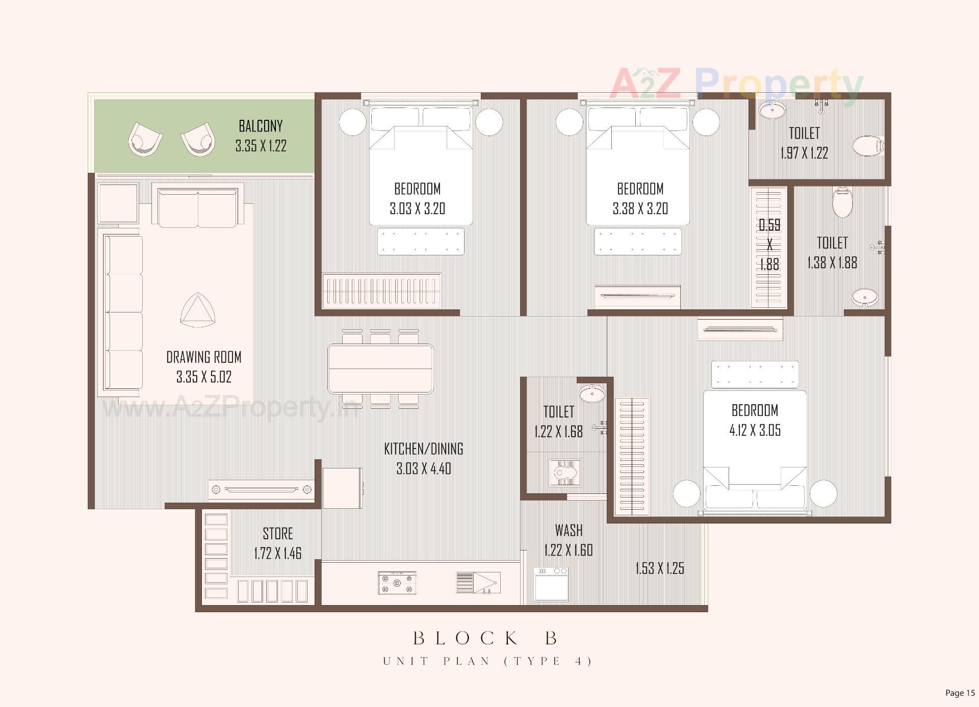 Layout of real estate project Shyam Harmony located at Kathwada, Ahmedabad, Gujarat