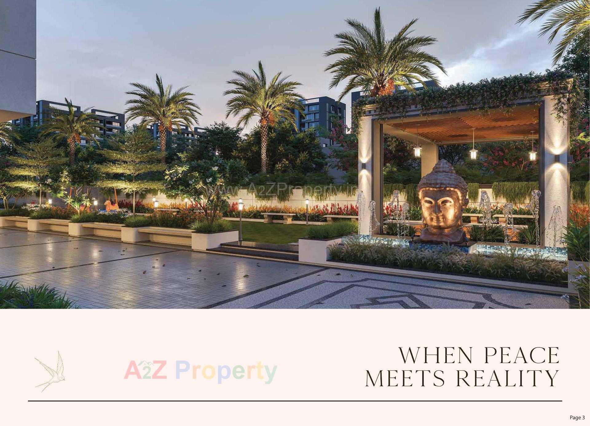 3D Elevation of real estate project Shyam Harmony located at Kathwada, Ahmedabad, Gujarat