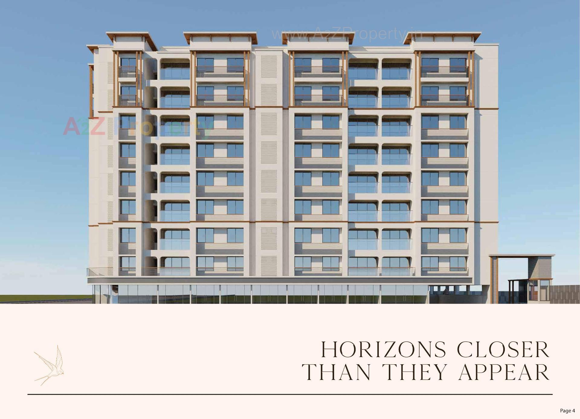 3D Elevation of real estate project Shyam Harmony located at Kathwada, Ahmedabad, Gujarat