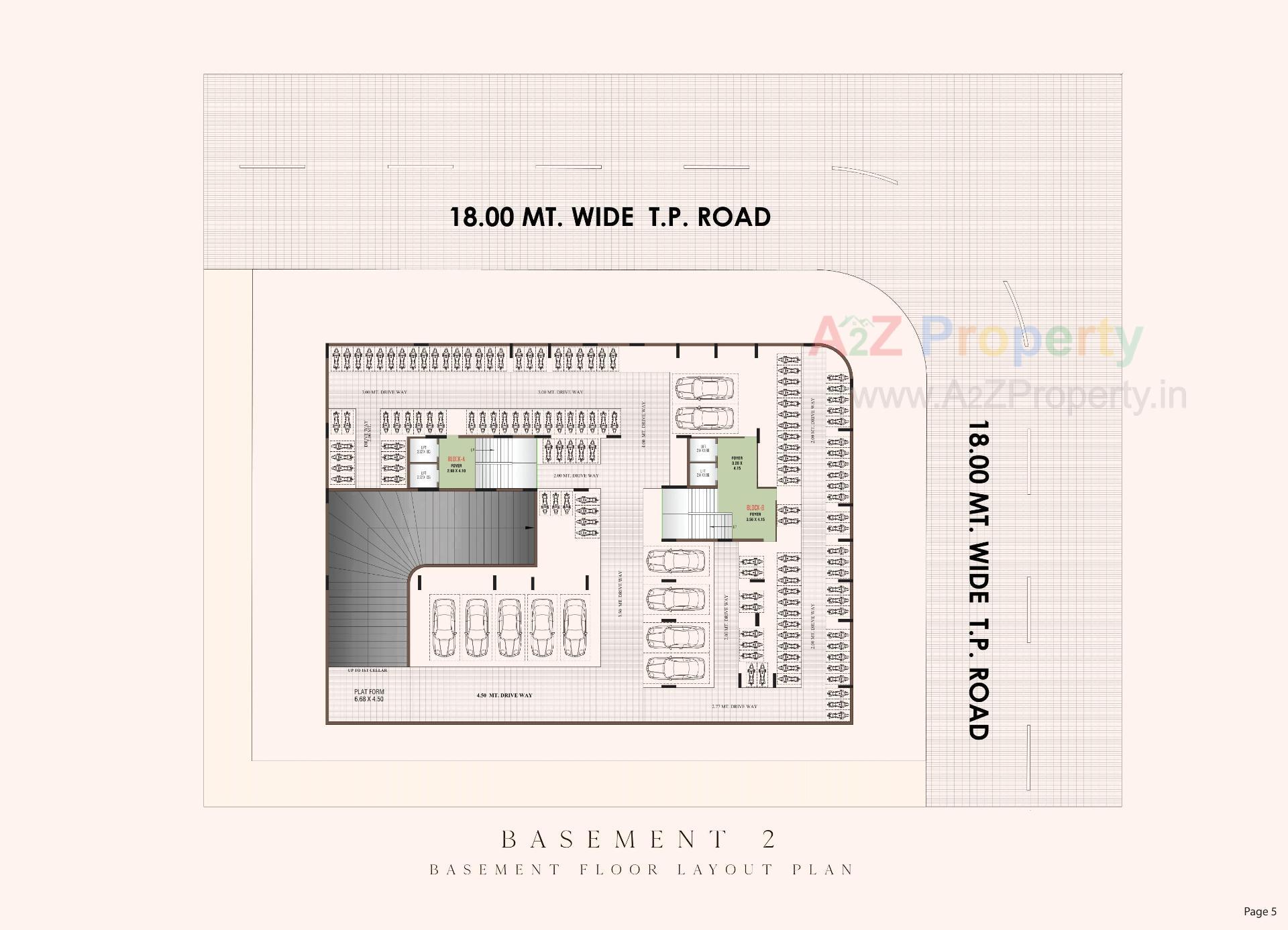 Layout of real estate project Shyam Harmony located at Kathwada, Ahmedabad, Gujarat