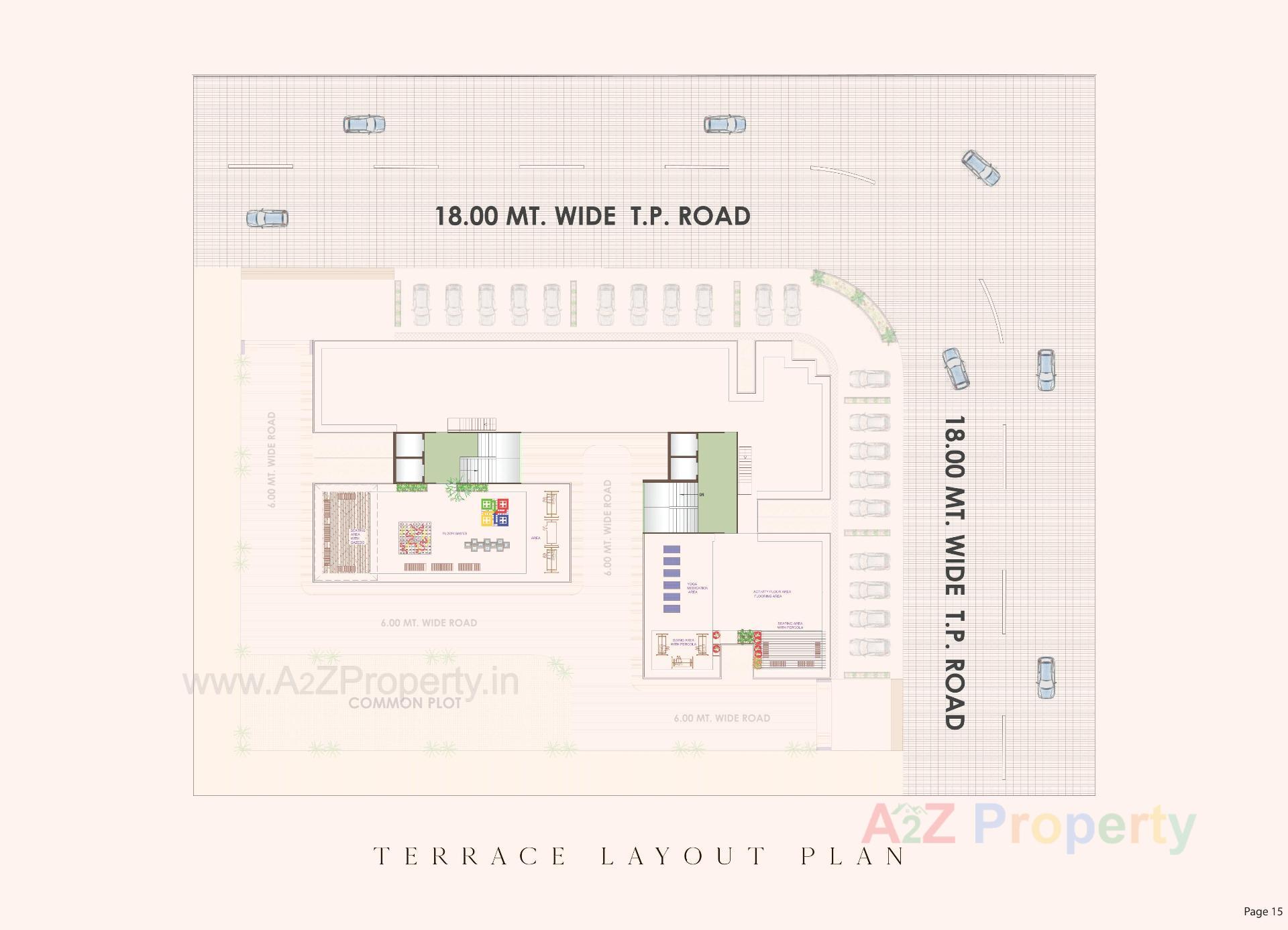 Layout of real estate project Shyam Harmony located at Kathwada, Ahmedabad, Gujarat