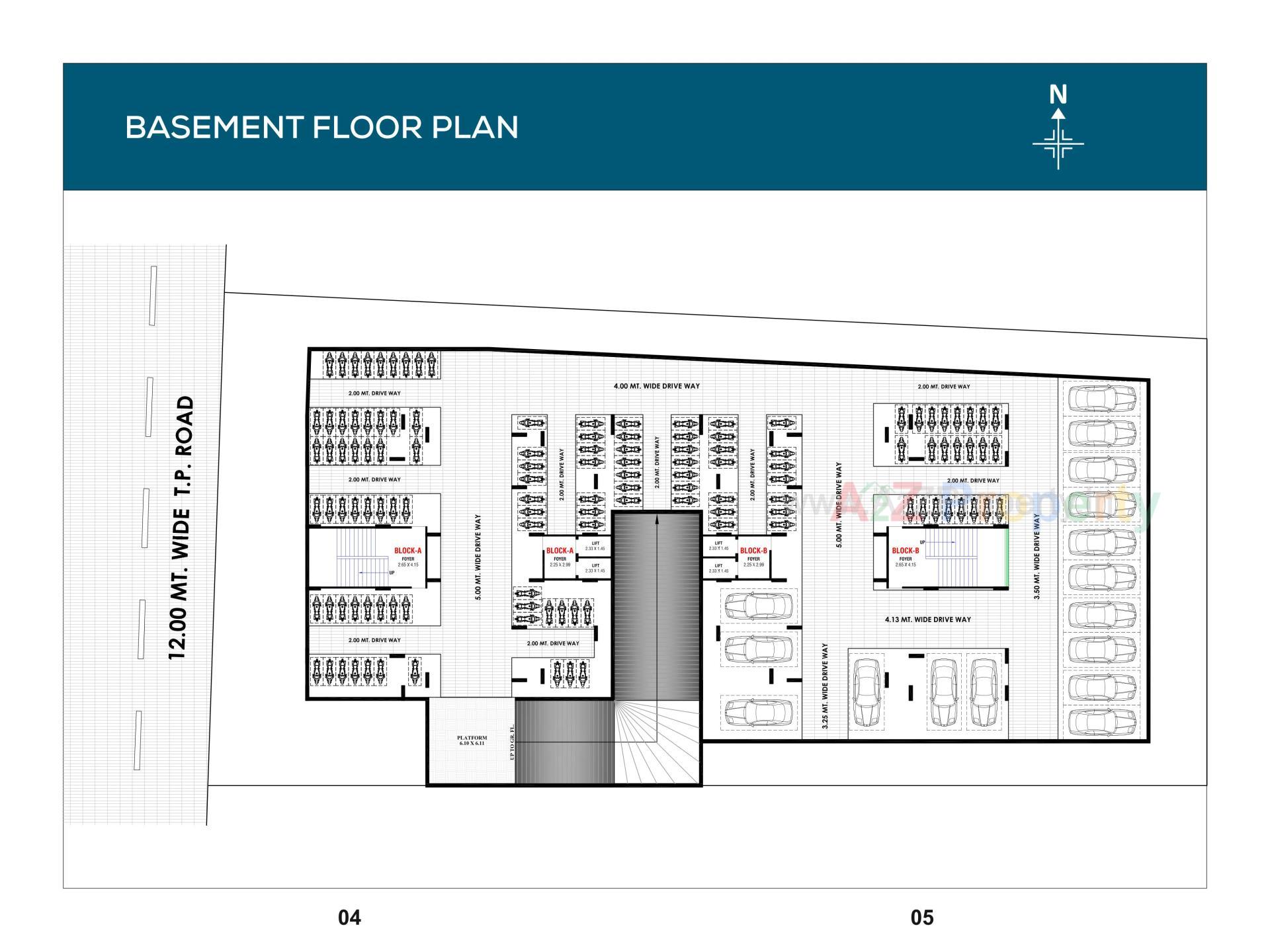 Layout of real estate project Shyam Height located at Nikol, Ahmedabad, Gujarat