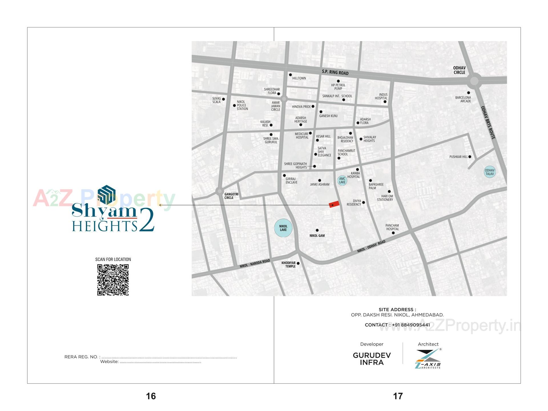  of real estate project Shyam Height located at Nikol, Ahmedabad, Gujarat