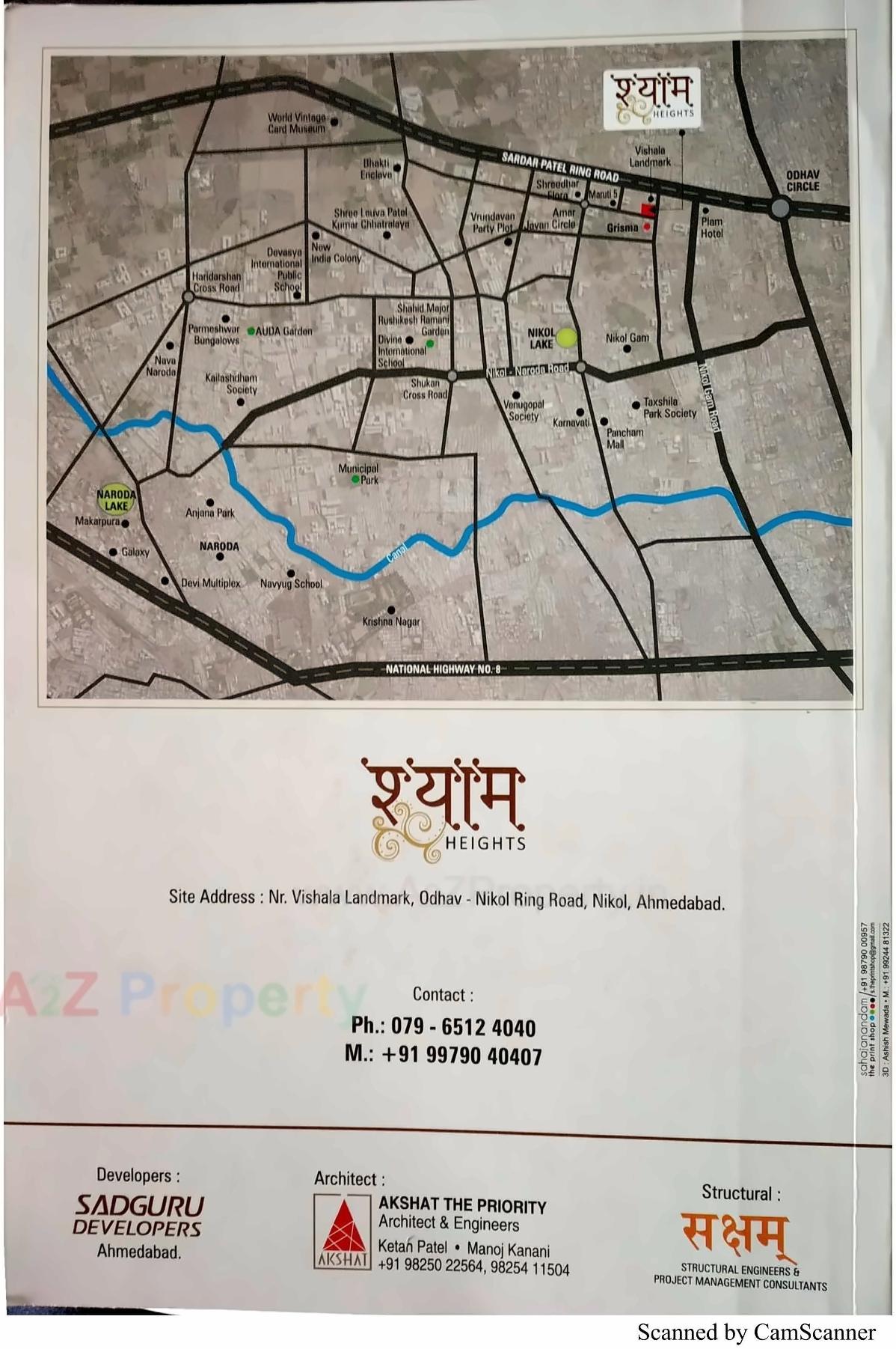  of real estate project Shyam Heights located at Nikol, Ahmedabad, Gujarat