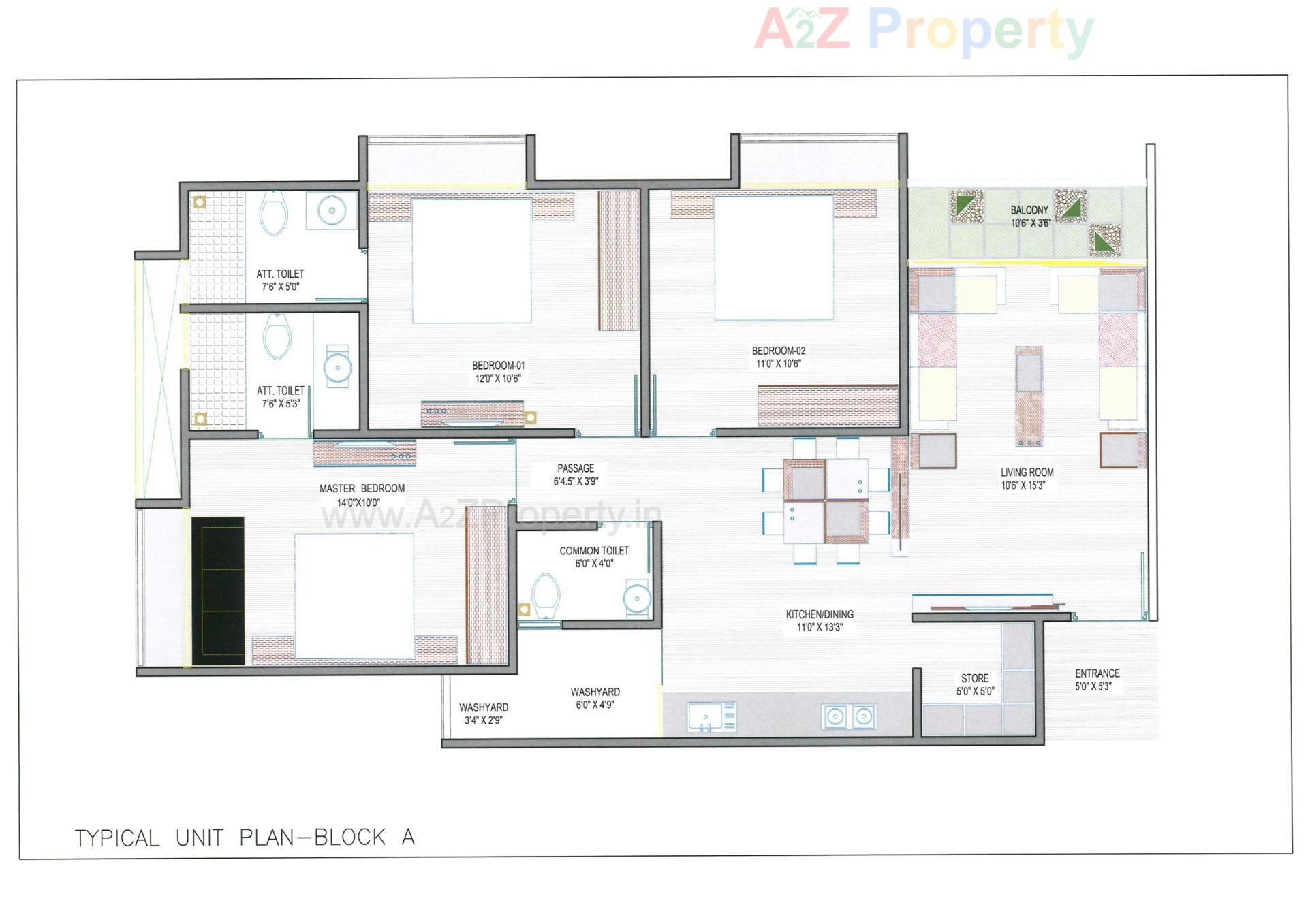 Layout of real estate project Shyam Heights located at Ahmedabad, Ahmedabad, Gujarat