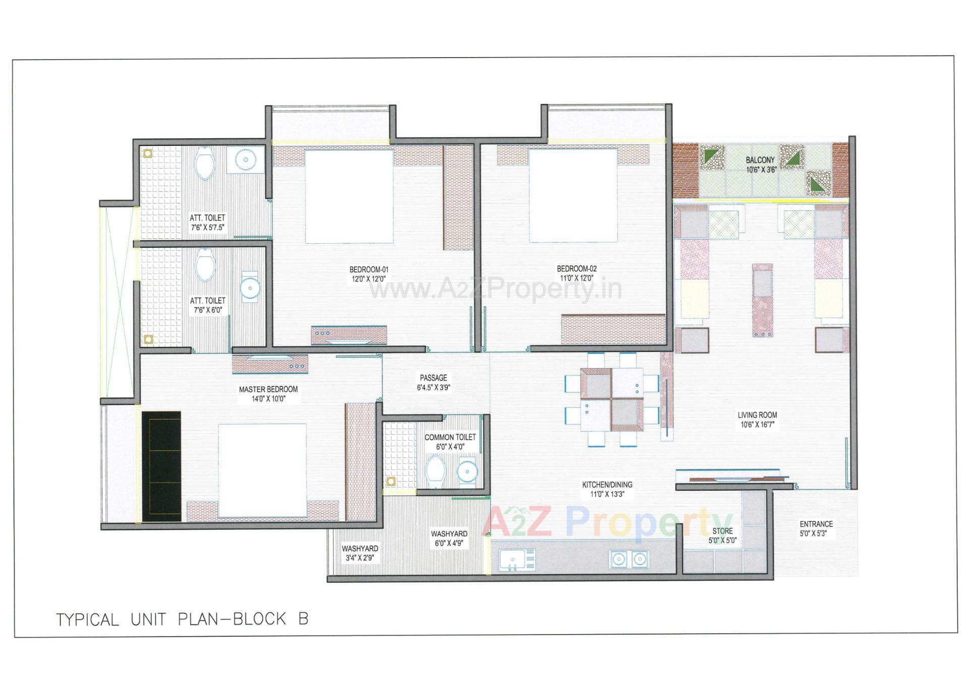 Layout of real estate project Shyam Heights located at Ahmedabad, Ahmedabad, Gujarat