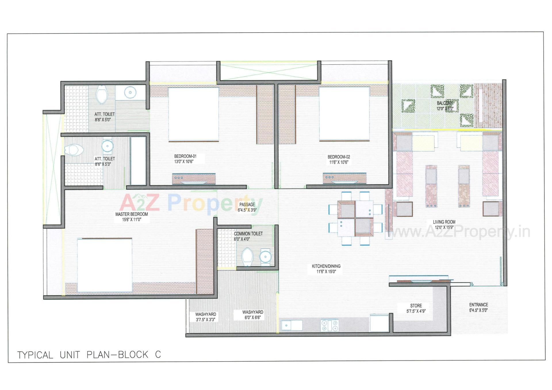 Layout of real estate project Shyam Heights located at Ahmedabad, Ahmedabad, Gujarat