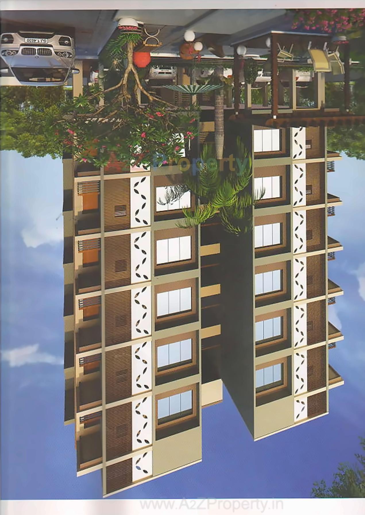 3D Elevation of real estate project Shyam Hill located at Sanand, Ahmedabad, Gujarat