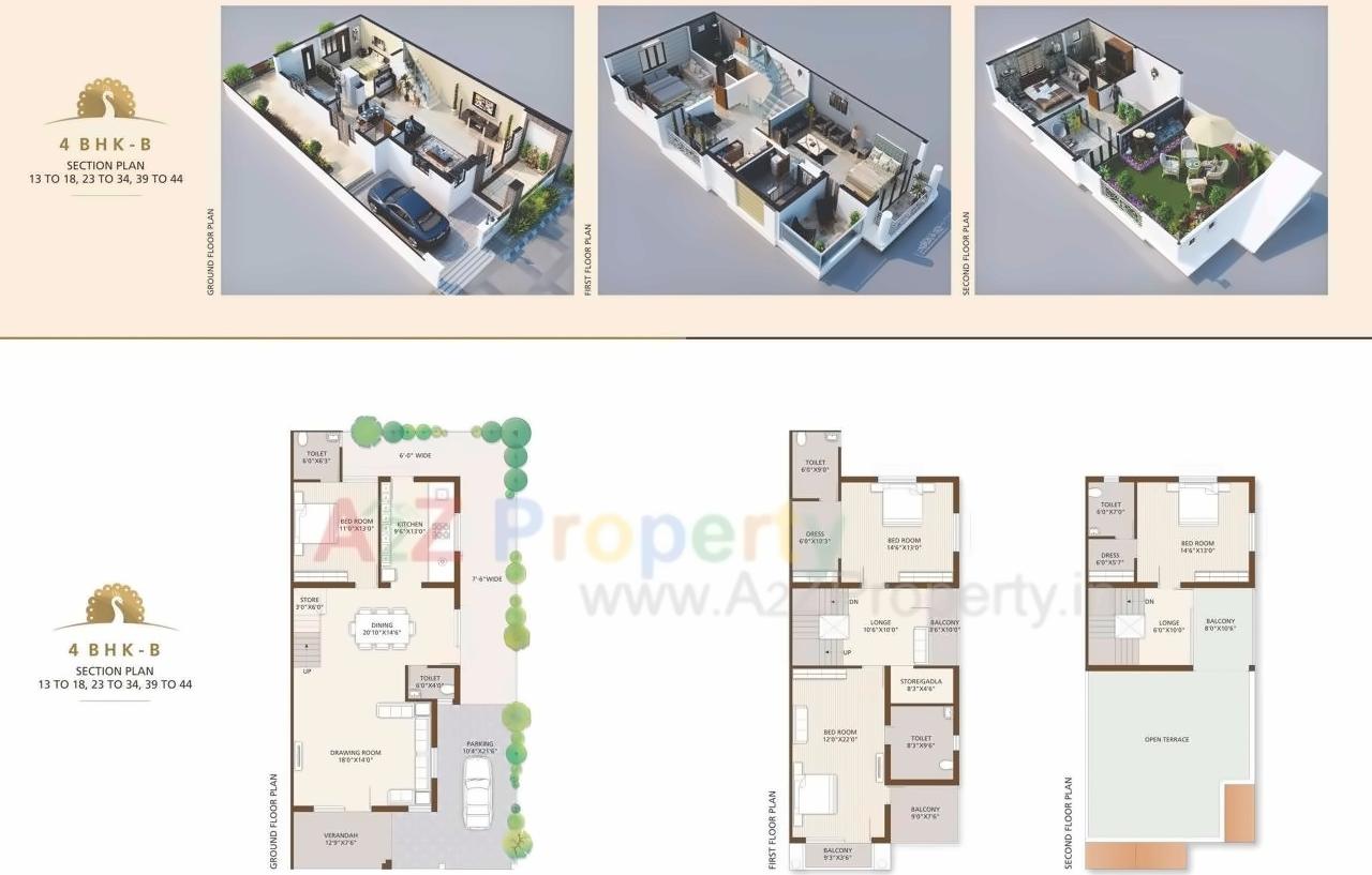 Layout of real estate project Shyam Kutir located at Naroda, Ahmedabad, Gujarat