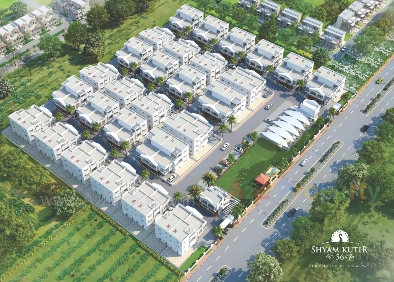 3D Elevation of real estate project Shyam Kutir located at Naroda, Ahmedabad, Gujarat