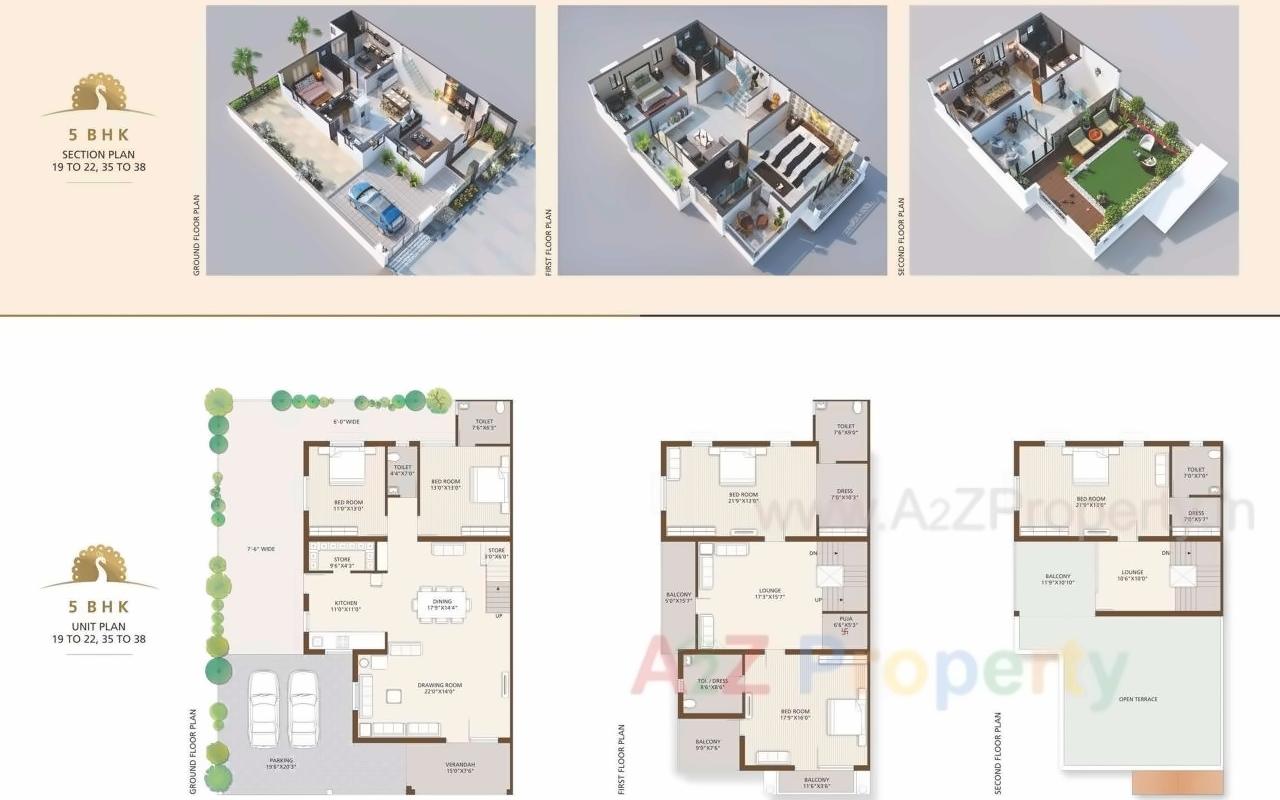 Layout of real estate project Shyam Kutir located at Naroda, Ahmedabad, Gujarat