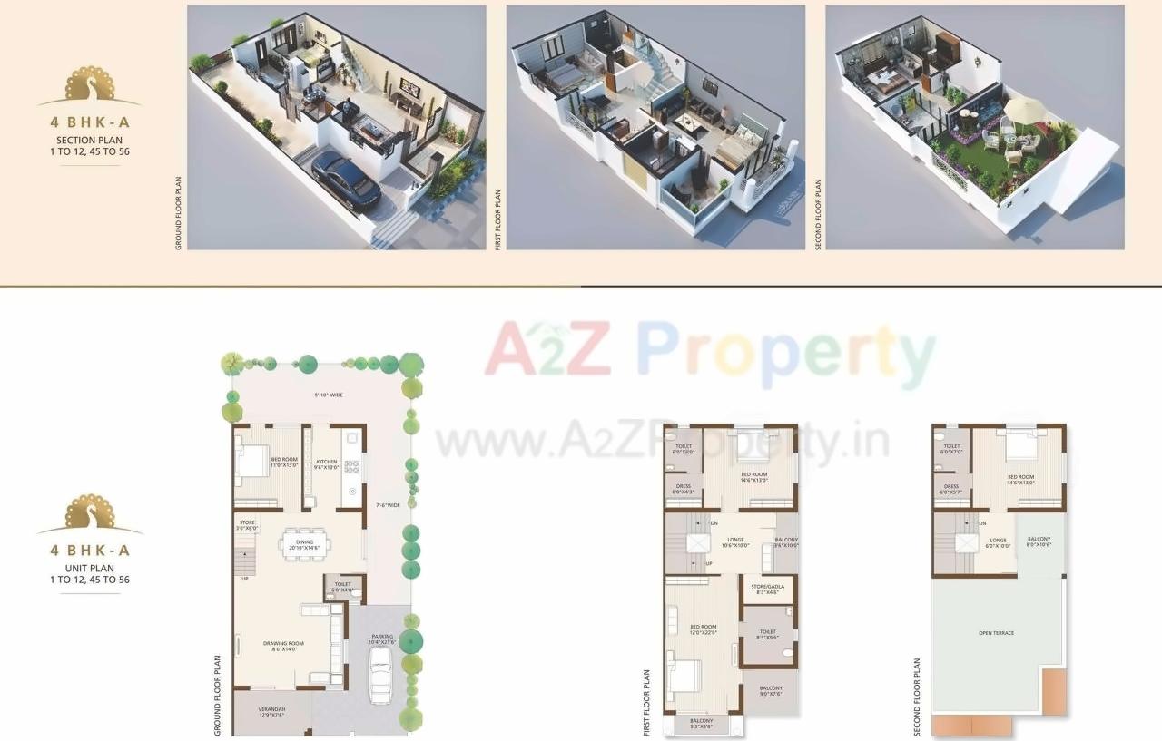 Layout of real estate project Shyam Kutir located at Naroda, Ahmedabad, Gujarat