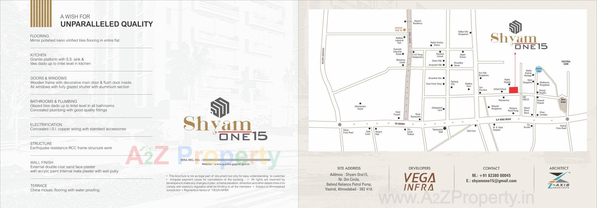  of real estate project Shyam One located at Vastral, Ahmedabad, Gujarat