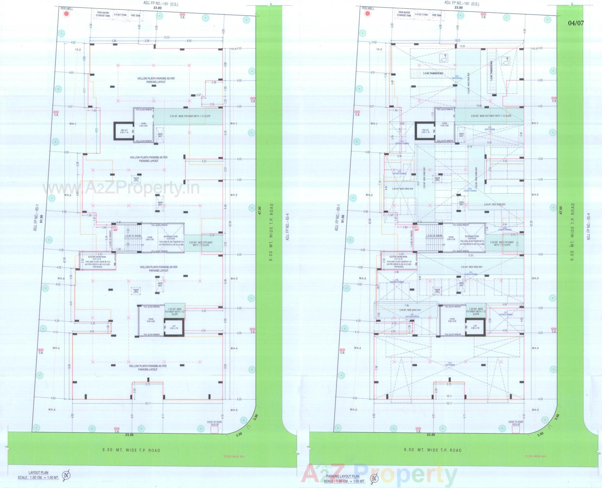 Layout of real estate project Shyam Parijaat located at Narol, Ahmedabad, Gujarat