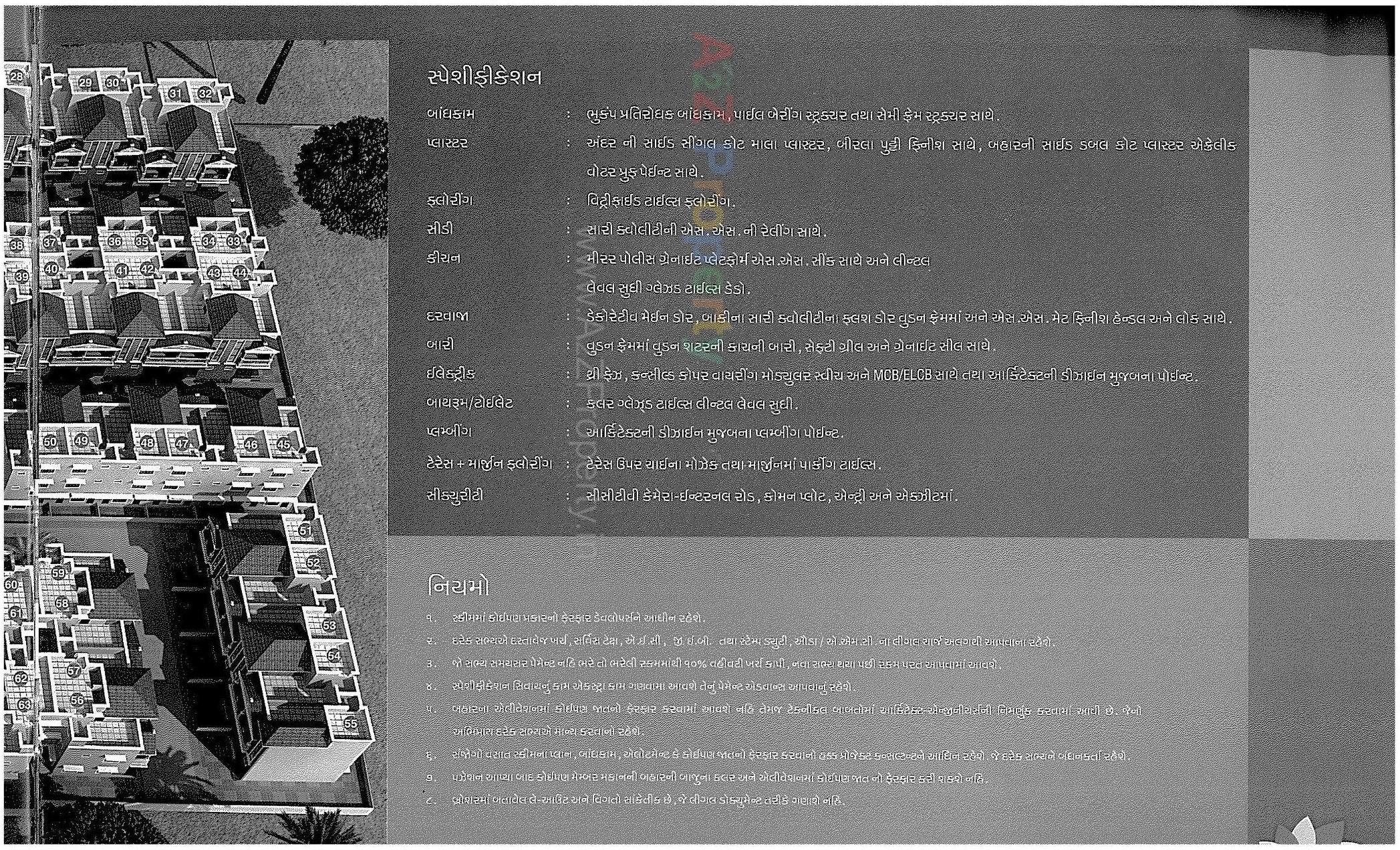  of real estate project Shyam Residency located at Kathwada, Ahmedabad, Gujarat