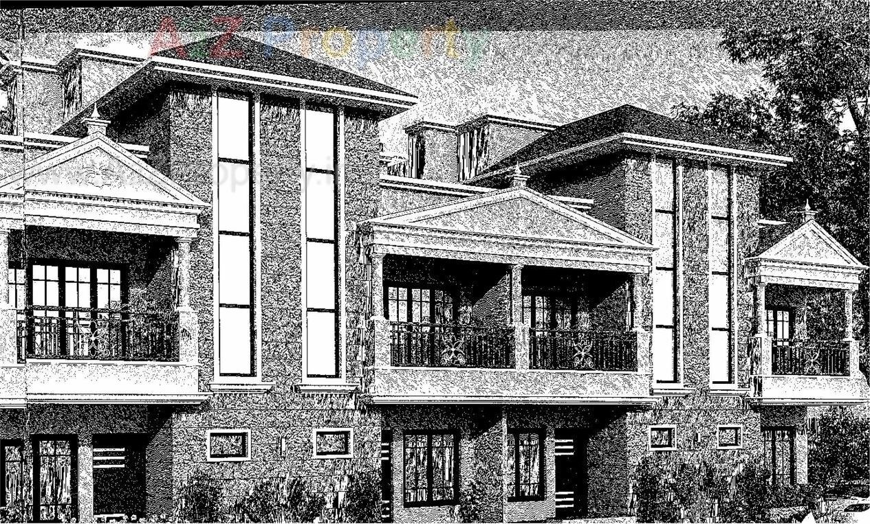 3D Elevation of real estate project Shyam Residency located at Kathwada, Ahmedabad, Gujarat