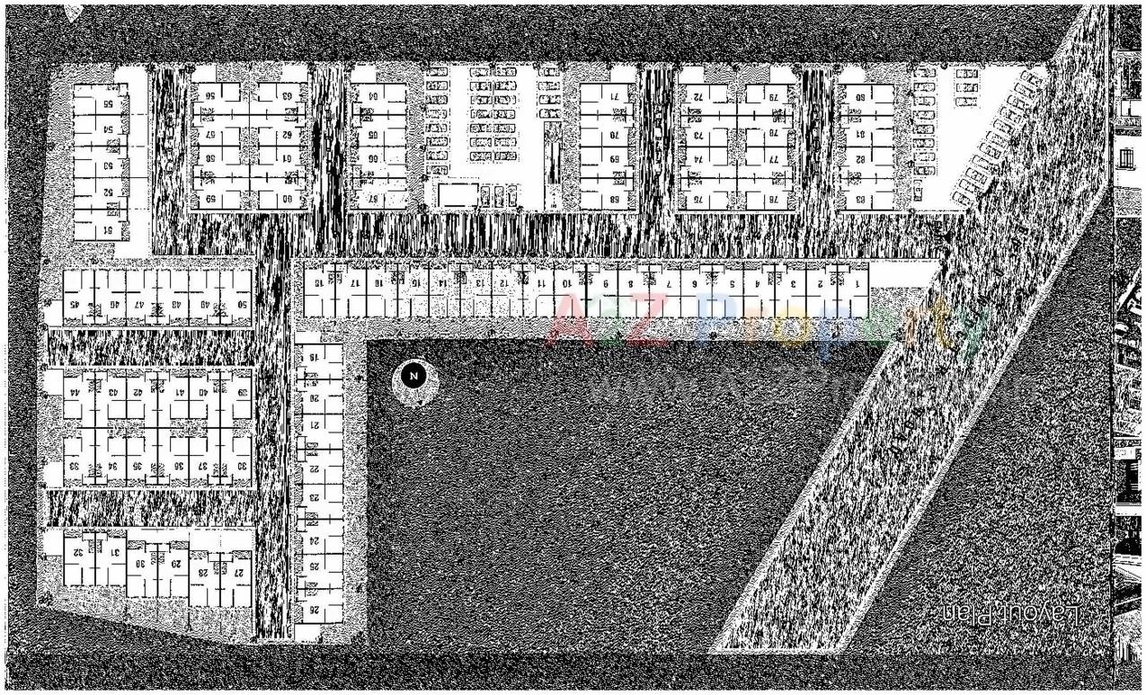 Layout of real estate project Shyam Residency located at Kathwada, Ahmedabad, Gujarat