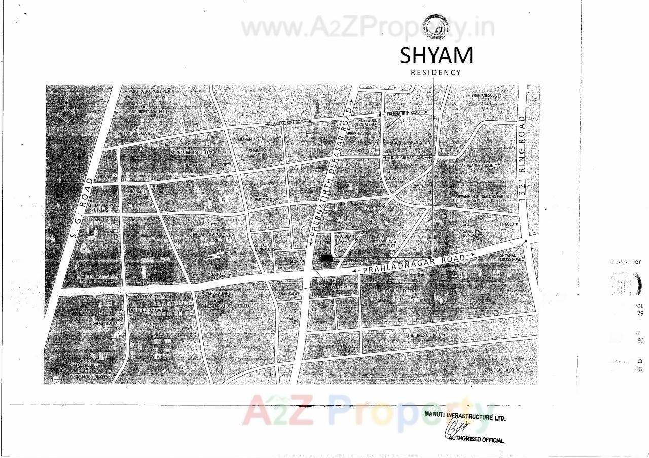  of real estate project Shyam Residency located at Vejalpur, Ahmedabad, Gujarat