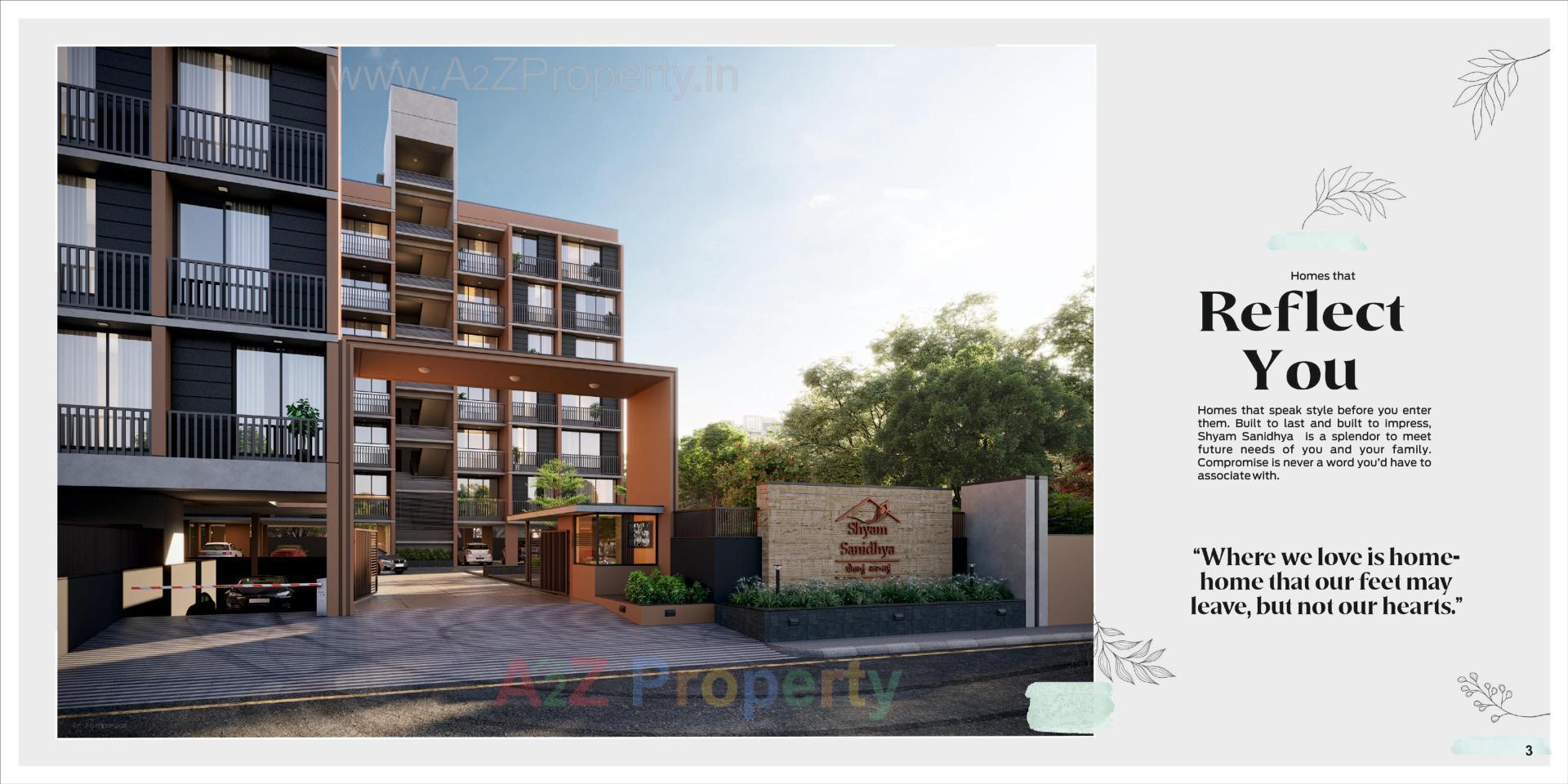 3D Elevation of real estate project Shyam Sanidhya located at Vatva, Ahmedabad, Gujarat