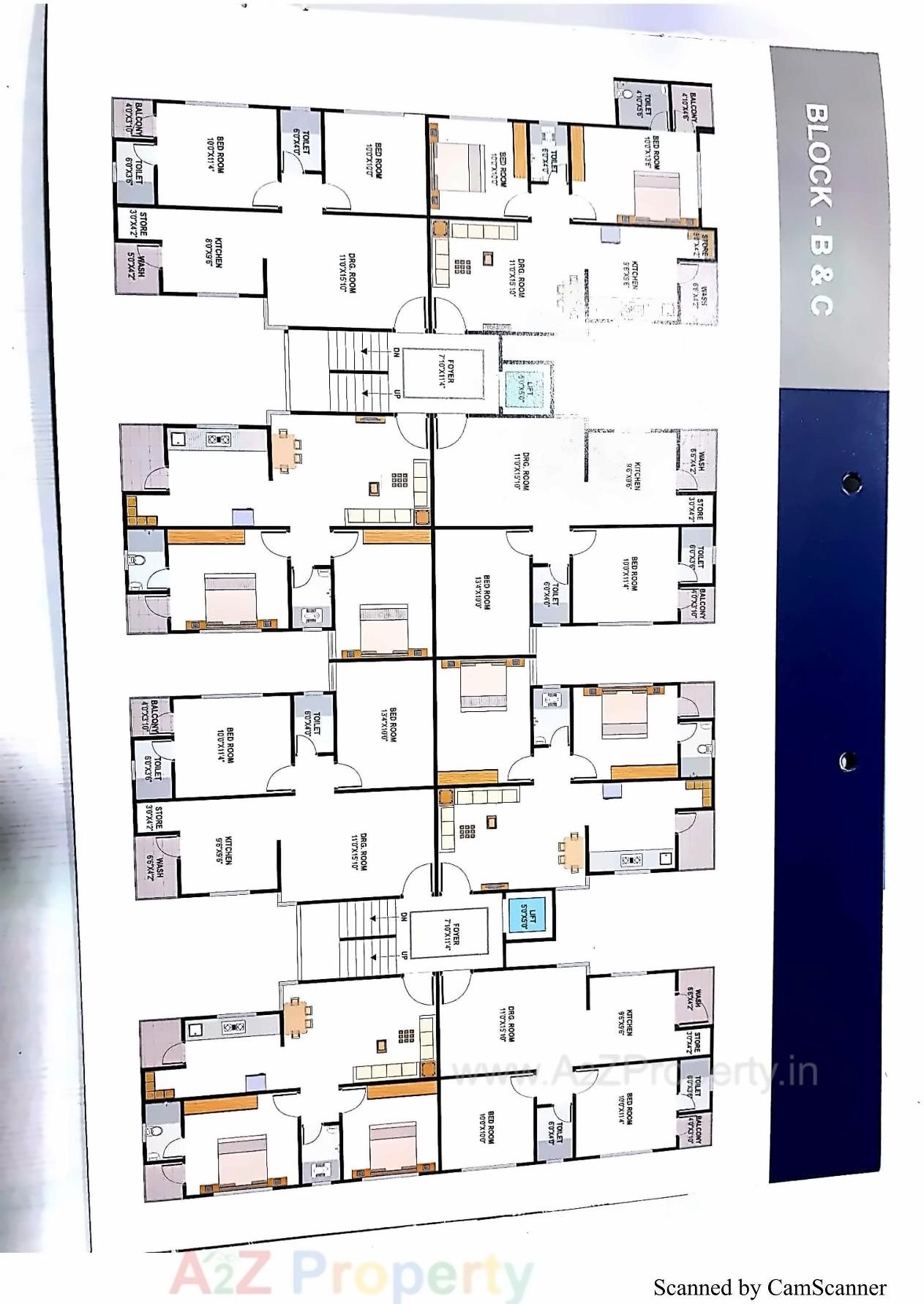 Layout of real estate project Shyam Saundrya located at Nikol, Ahmedabad, Gujarat