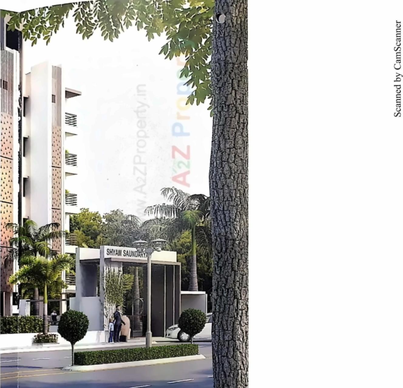 3D Elevation of real estate project Shyam Saundrya located at Nikol, Ahmedabad, Gujarat