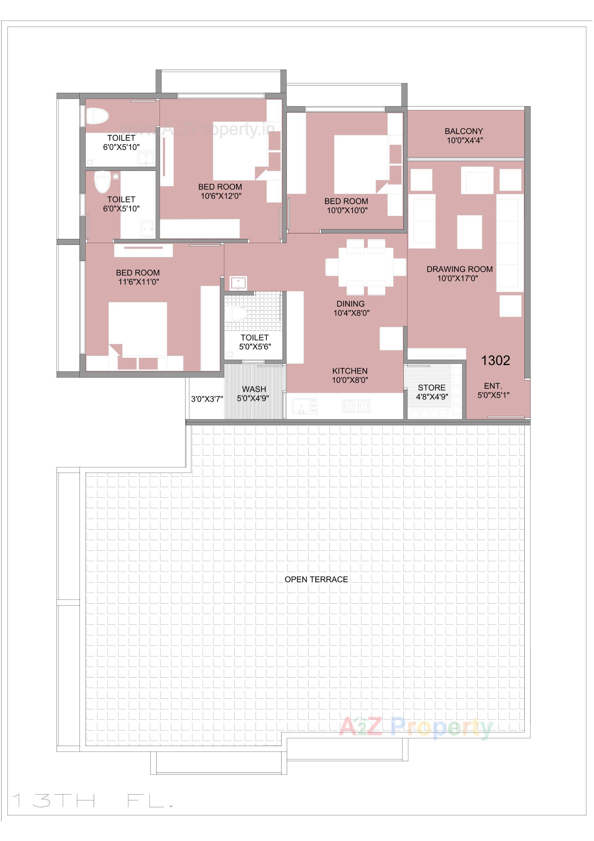 Layout of real estate project Shyam Shayona Shivali located at Ahmedabad, Ahmedabad, Gujarat
