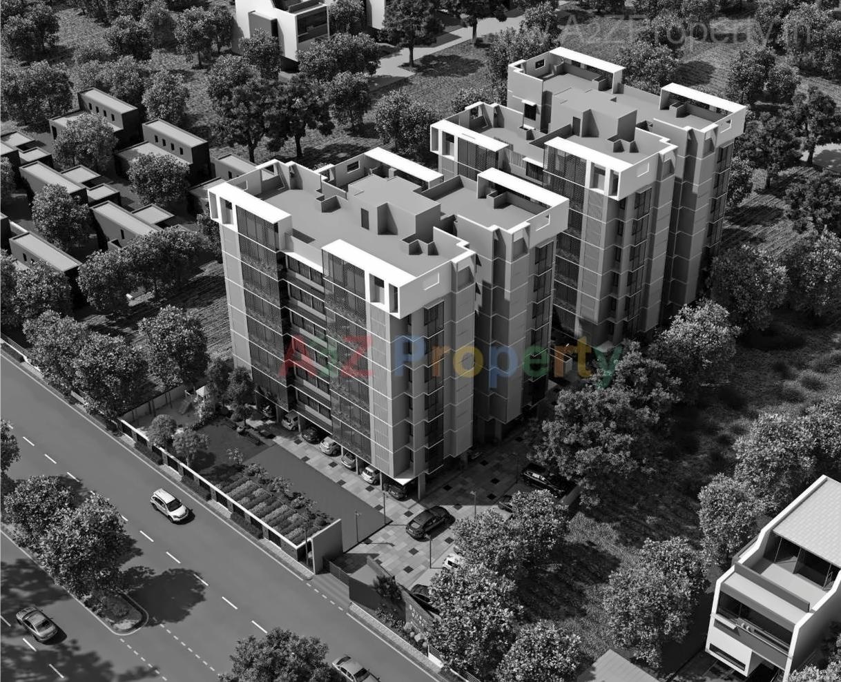 3D Elevation of real estate project Shyam Shree located at Motera, Ahmedabad, Gujarat
