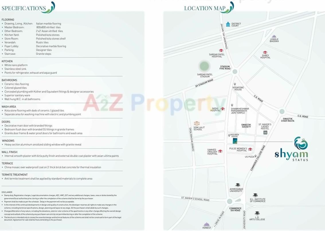  of real estate project Shyam Status located at Shekhpur, Ahmedabad, Gujarat