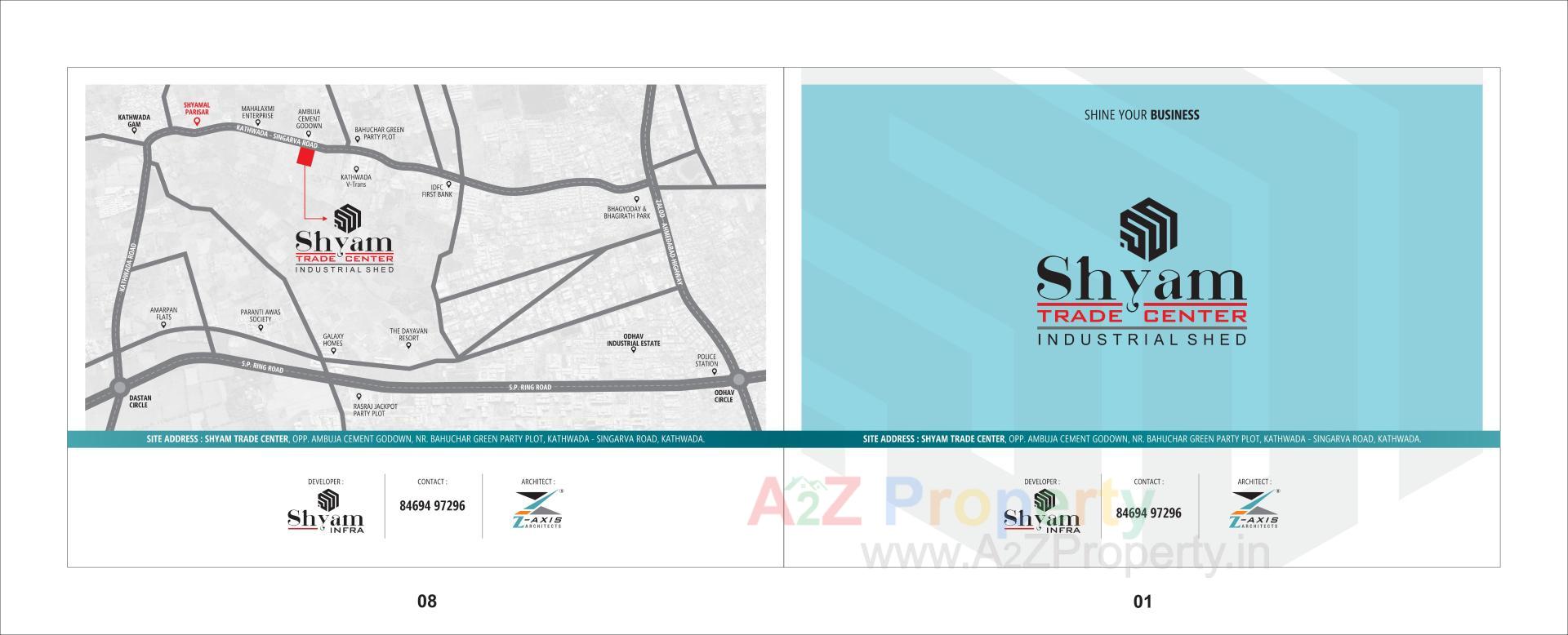  of real estate project Shyam Trade Center located at Kathwada, Ahmedabad, Gujarat