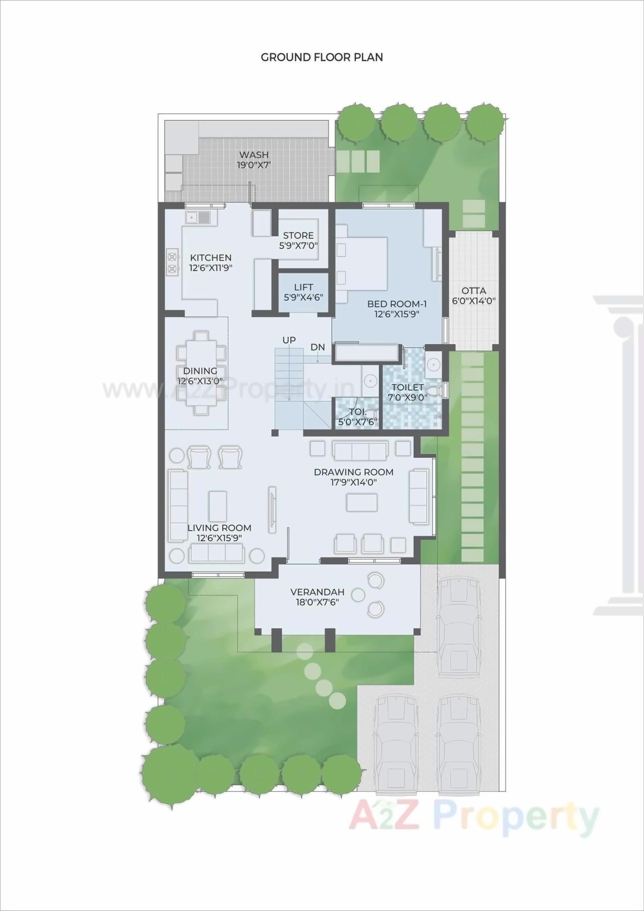 Layout of real estate project Shyam Valencia located at Muthia, Ahmedabad, Gujarat