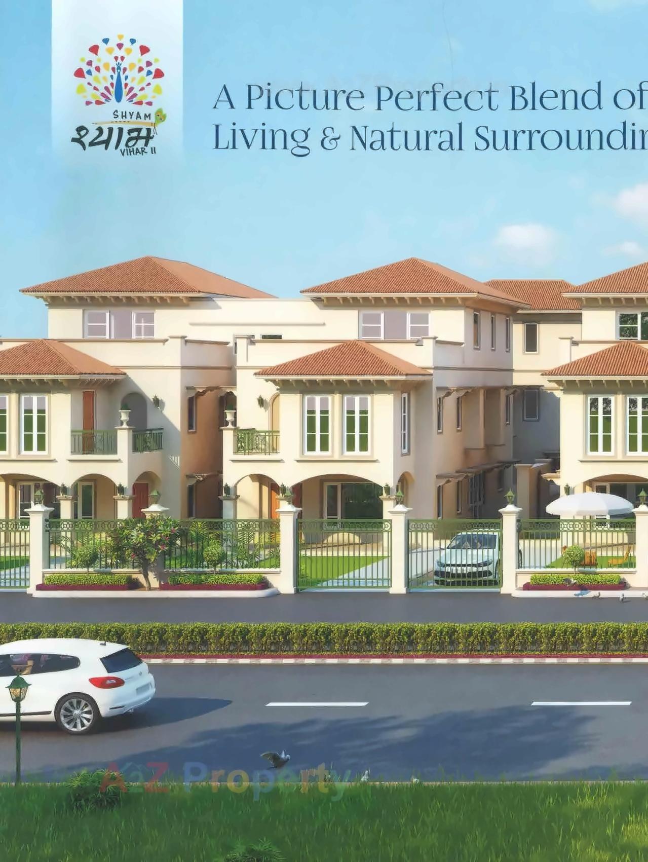 3D Elevation of real estate project Shyam Vihar located at City, Ahmedabad, Gujarat