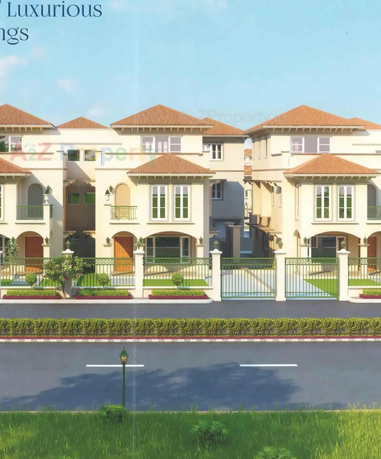 3D Elevation of real estate project Shyam Vihar located at City, Ahmedabad, Gujarat